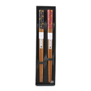 2-pair Dragonfly Bamboo Chopstics