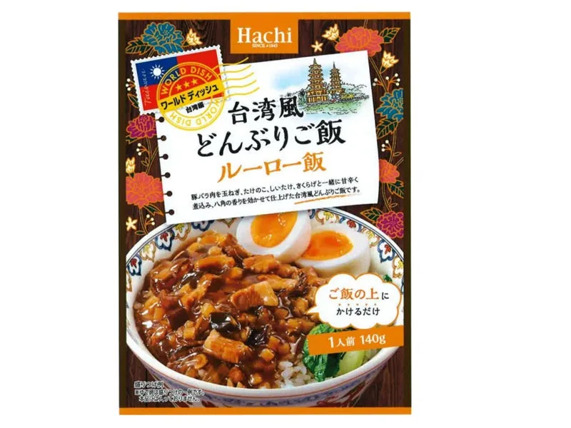 200yen Hachi Foods World Dish Taiwanese Style Rice Bowl Roulou Rice 140g