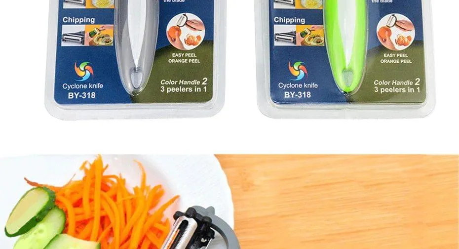 3 In 1 Peeler (Pack Of 2)