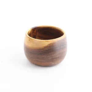 Acacia Wood Round Bowl