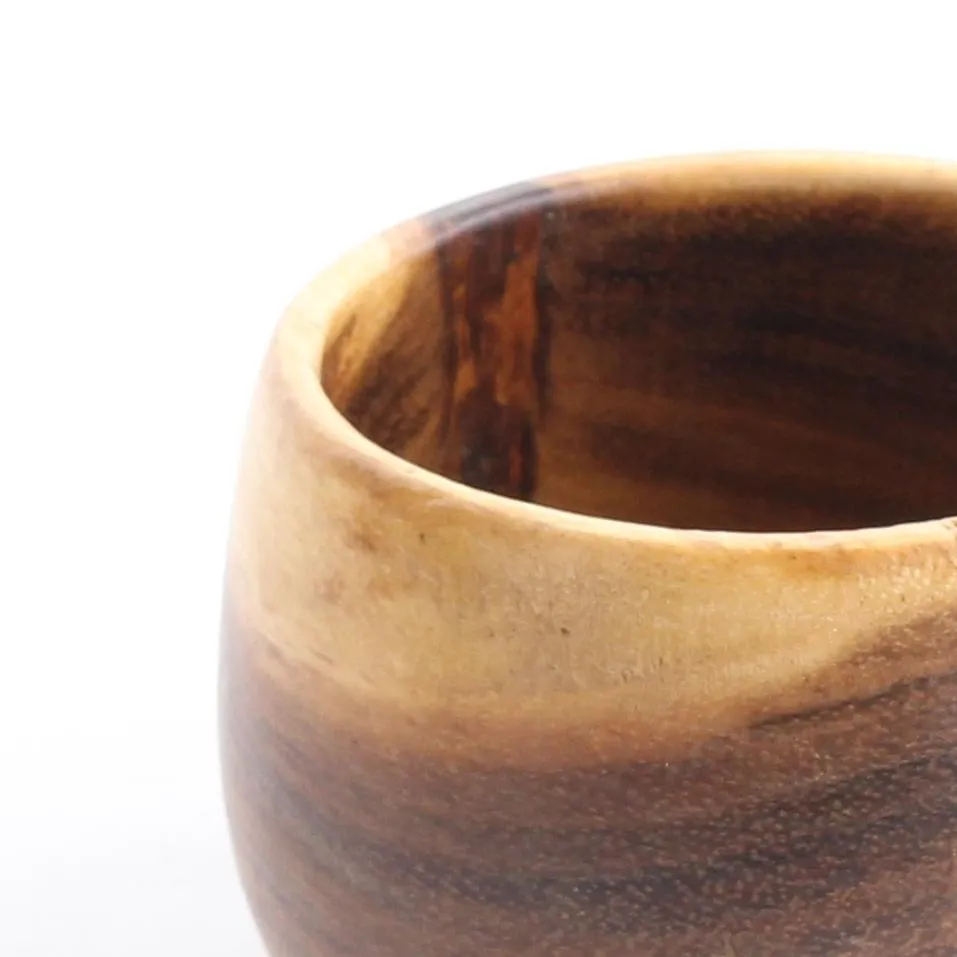 Acacia Wood Round Bowl