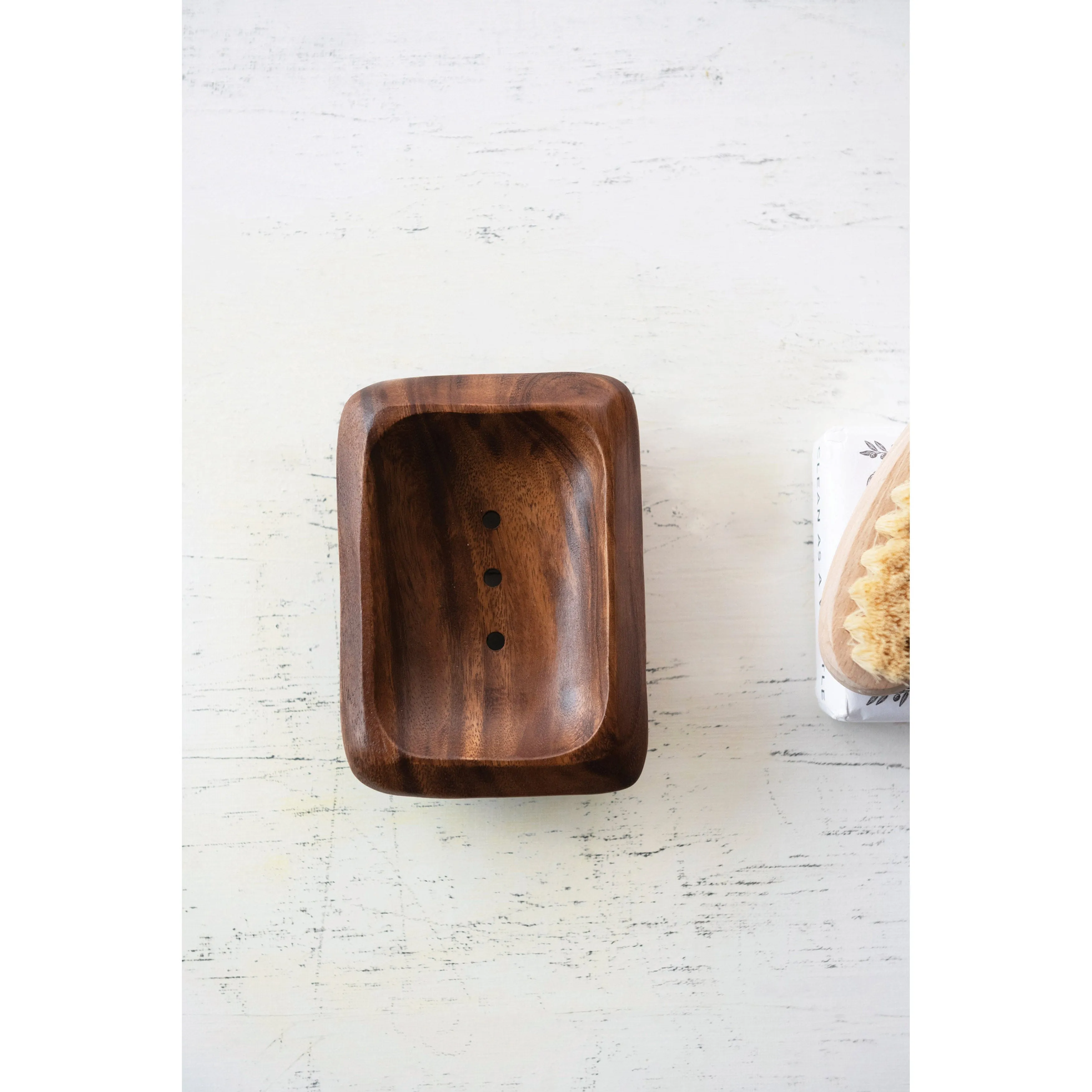 Acacia Wood Soap Dish