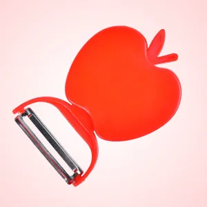 Apple Shaped Folding Peeler Vegetable Peeler for Kitchen, Home Fruit Peelers, Great for Peeling Potato, All Types of Vegetable