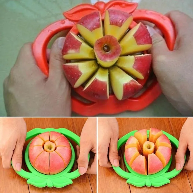 Apple Slicer Cutter, Comfort Handle Peeler For Kitchen