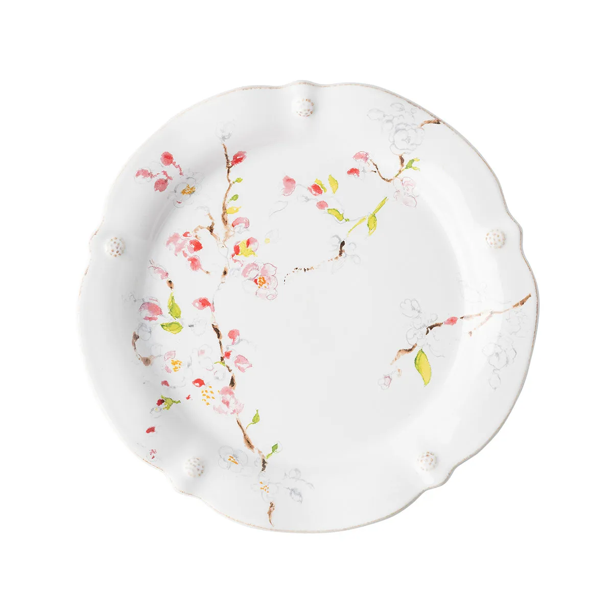 Berry & Thread Floral Sketch Dinner Plate - Cherry Blossom