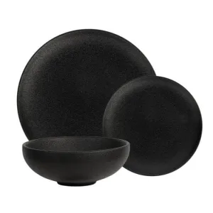 Caviar Black 12 Piece Dinner Set