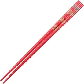 Chinese Gold Symbols on Red Chopsticks