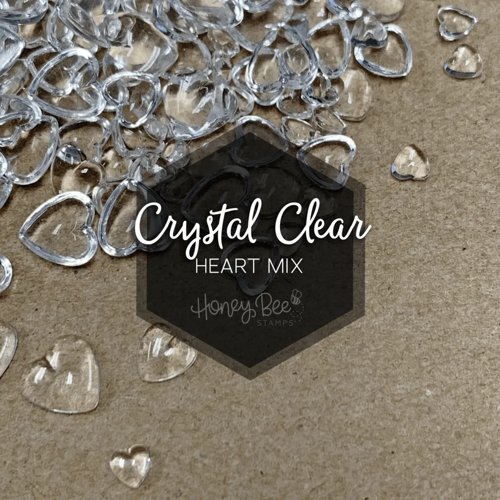 Crystal Clear - Acrylic Hearts Mix