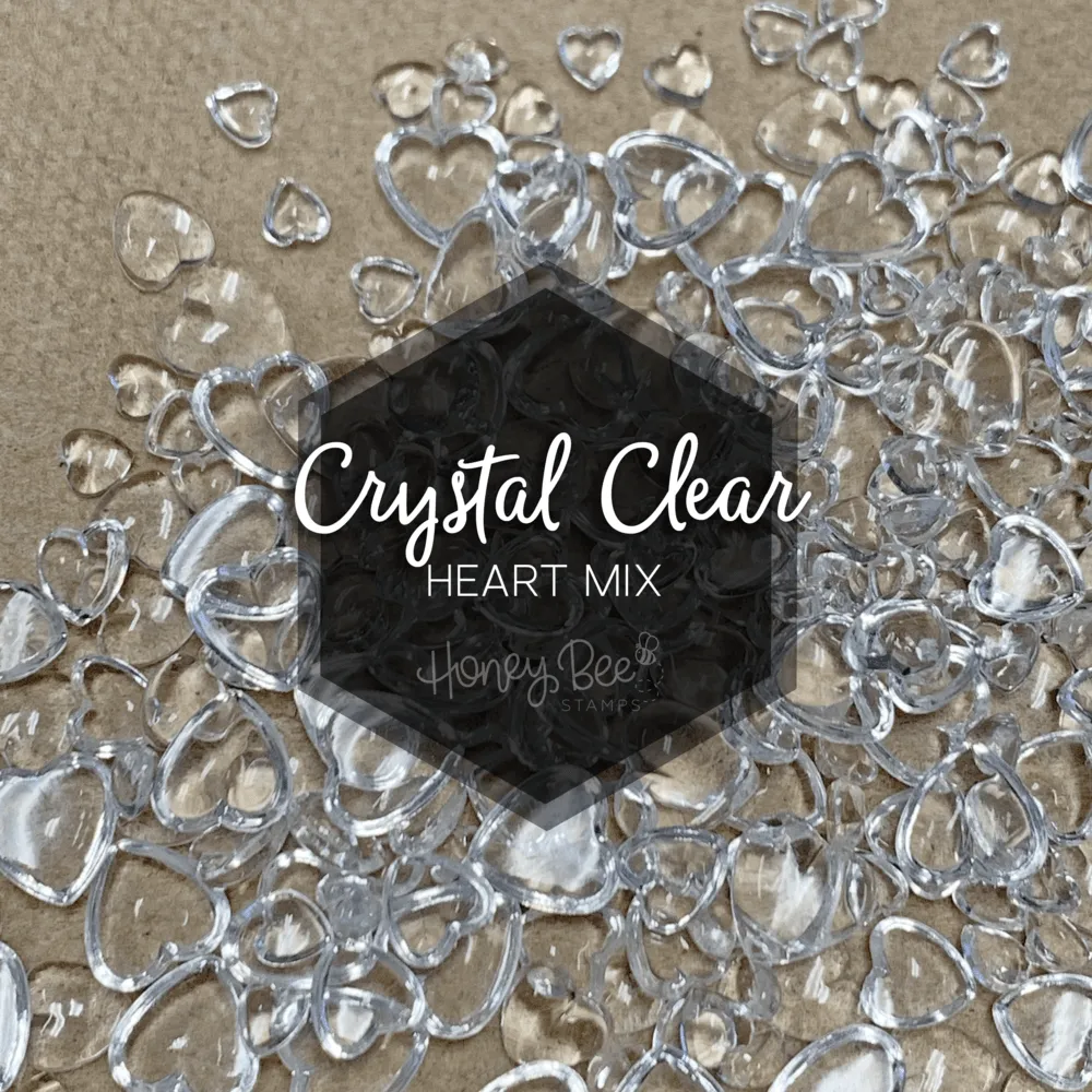 Crystal Clear - Acrylic Hearts Mix