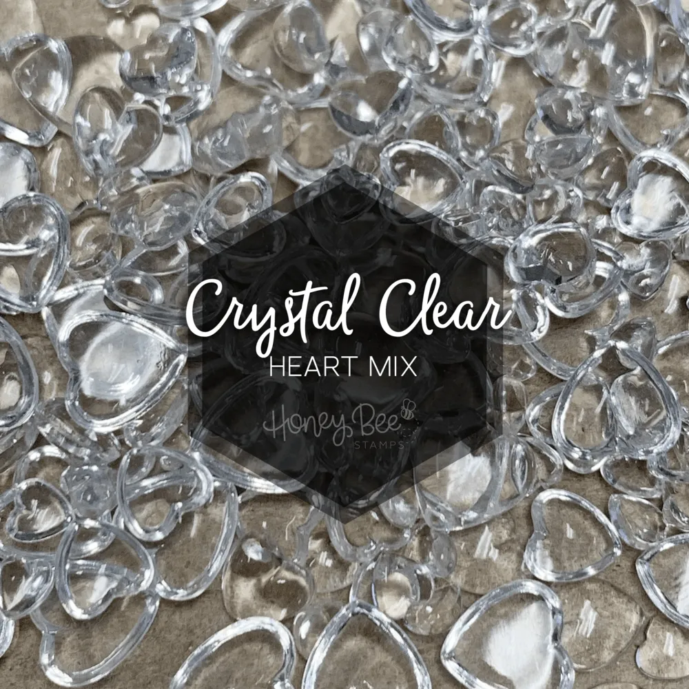 Crystal Clear - Acrylic Hearts Mix