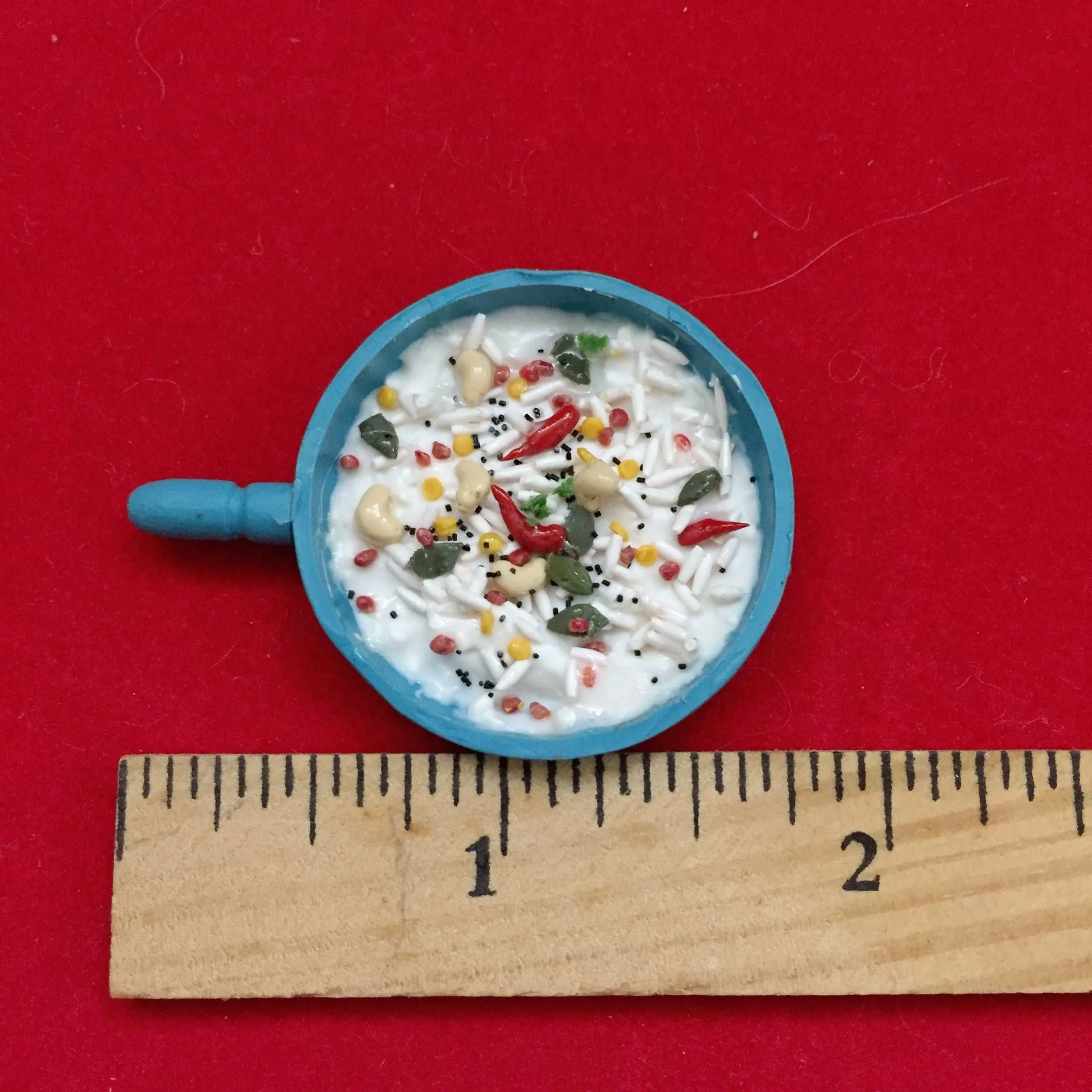 Curd Rice South Indian Miniature Food Magnet