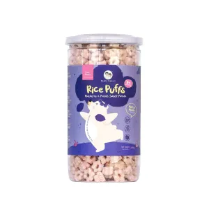 Double Happiness Rice Puff 50g - Blueberry & Purple Sweet Potato