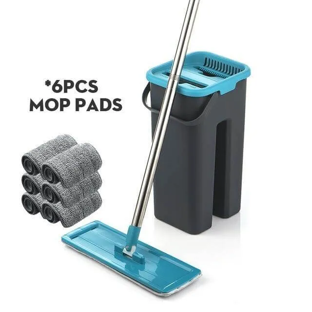 Flat Reusable Microfiber Washable Mop