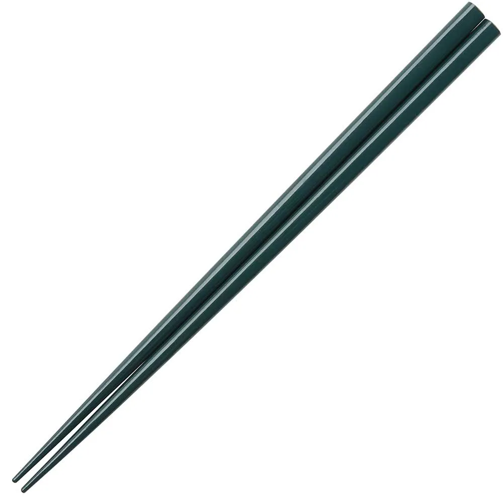 Forest Green Glossy Painted Japanese Style Chopsticks