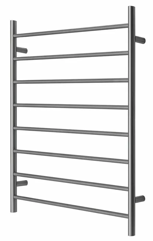 Premium Gunmetal Towel Rack - 8 Bars, Round Design, AU Standard, 1000x850mm Wide