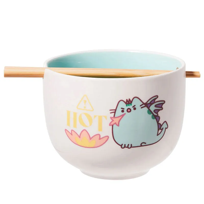 Pusheen Hot Ramen Bowl & Chopstick Set