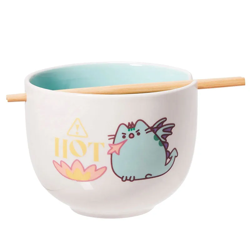 Pusheen Hot Ramen Bowl & Chopstick Set