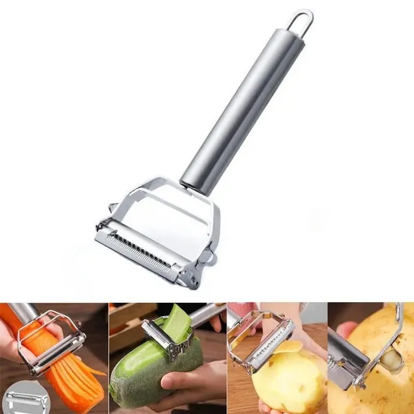 Stainless Steel Peeler 2 In 1 (Pack Of 2)