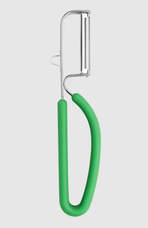 Straight Peeler Green Handle