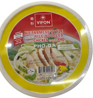 Vifon Pho Ga  Rice Noodle Chicken  Bowl