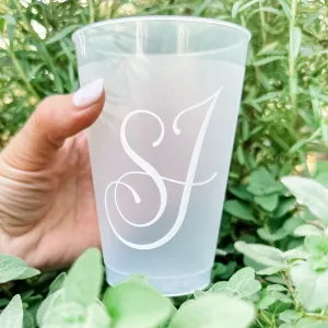 White Ink Personalized Party Cups