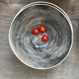 Wonki Ware Pasta Bowl - Charcoal Wash