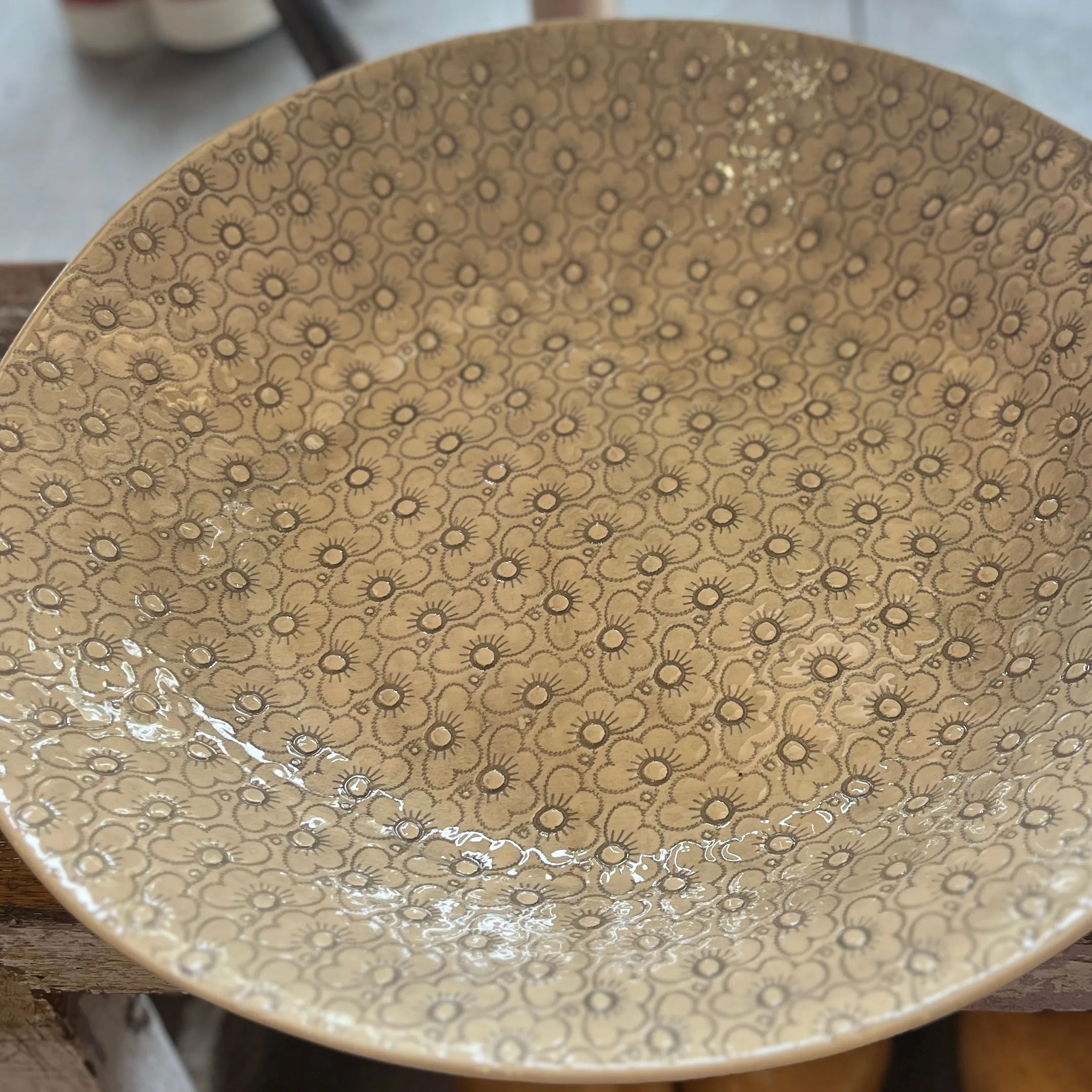 XL deep wide serving bowl