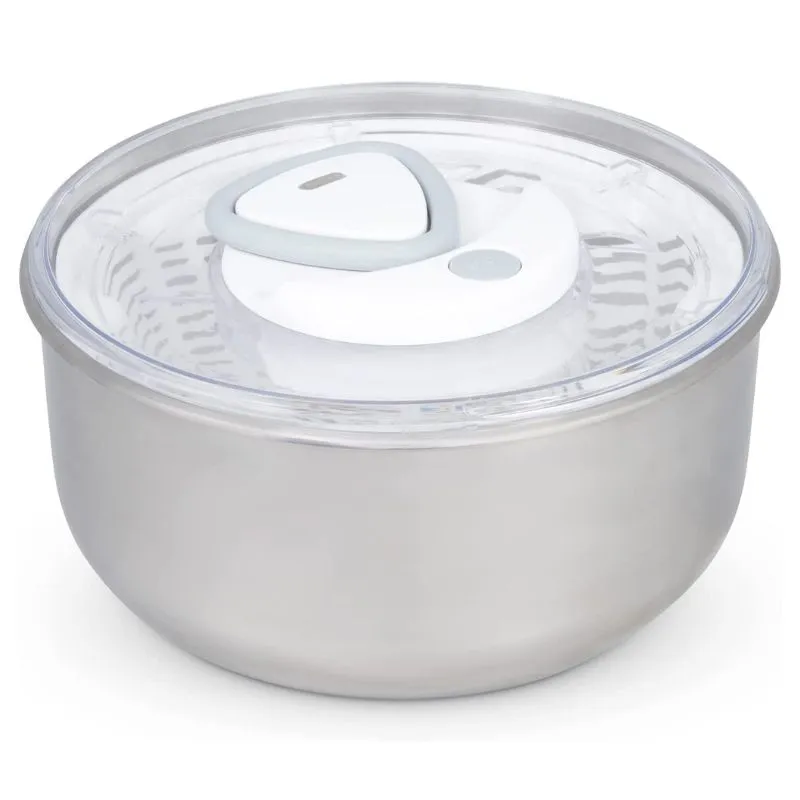 Zyliss Easy Spin 2 Salad Spinner with Stainless Steel Bowl